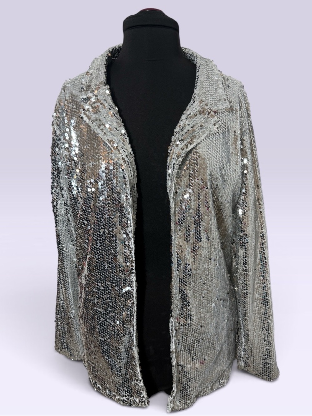 Silver Sequin Women's Jacket